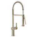 MOEN 7822NL Cia One-Handle Pre-Rinse Spring Pulldown Kitchen Faucet - Polished Nickel