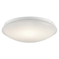 KICHLER 10760WHLED Ceiling Space 14" Led Flush Mount White