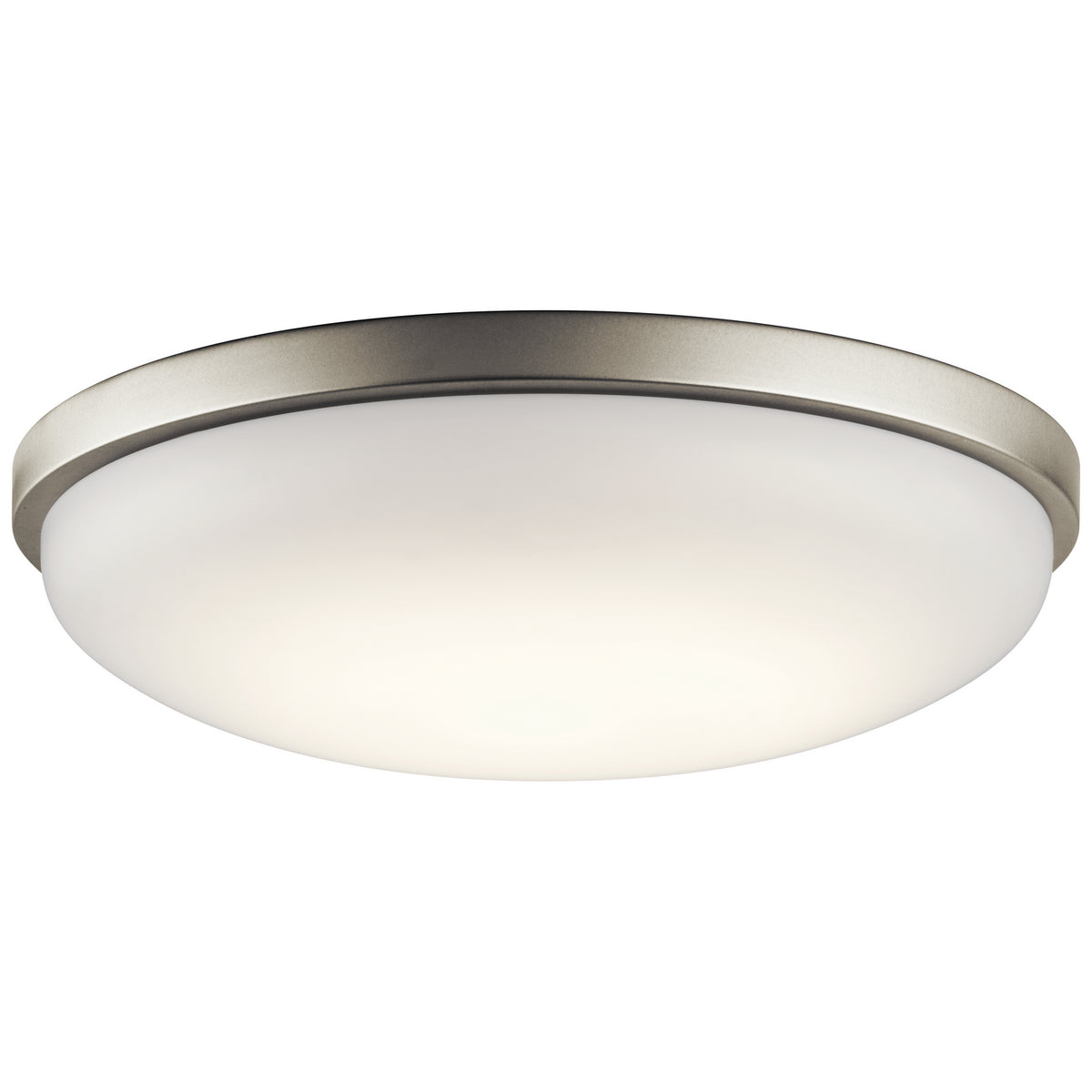KICHLER 10765NILED Ceiling Space 17.75" Led Flush Mount Brushed Nickel