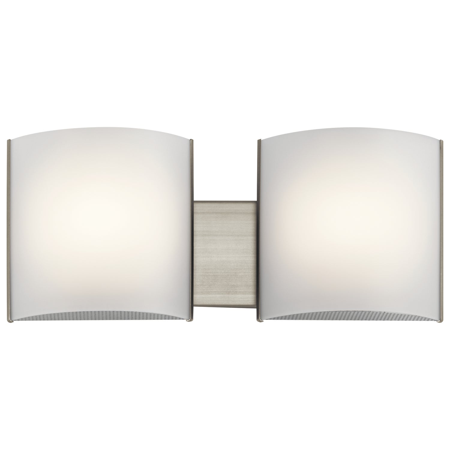 KICHLER 10798NILED 19.25" 2 Light Led Vanity Light Brushed Nickel