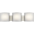KICHLER 10799NILED 30" 3 Light Led Vanity Light Brushed Nickel