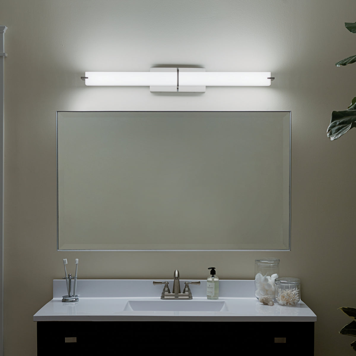 KICHLER 11147NILED 36" Linear Led Vanity Light Brushed Nickel