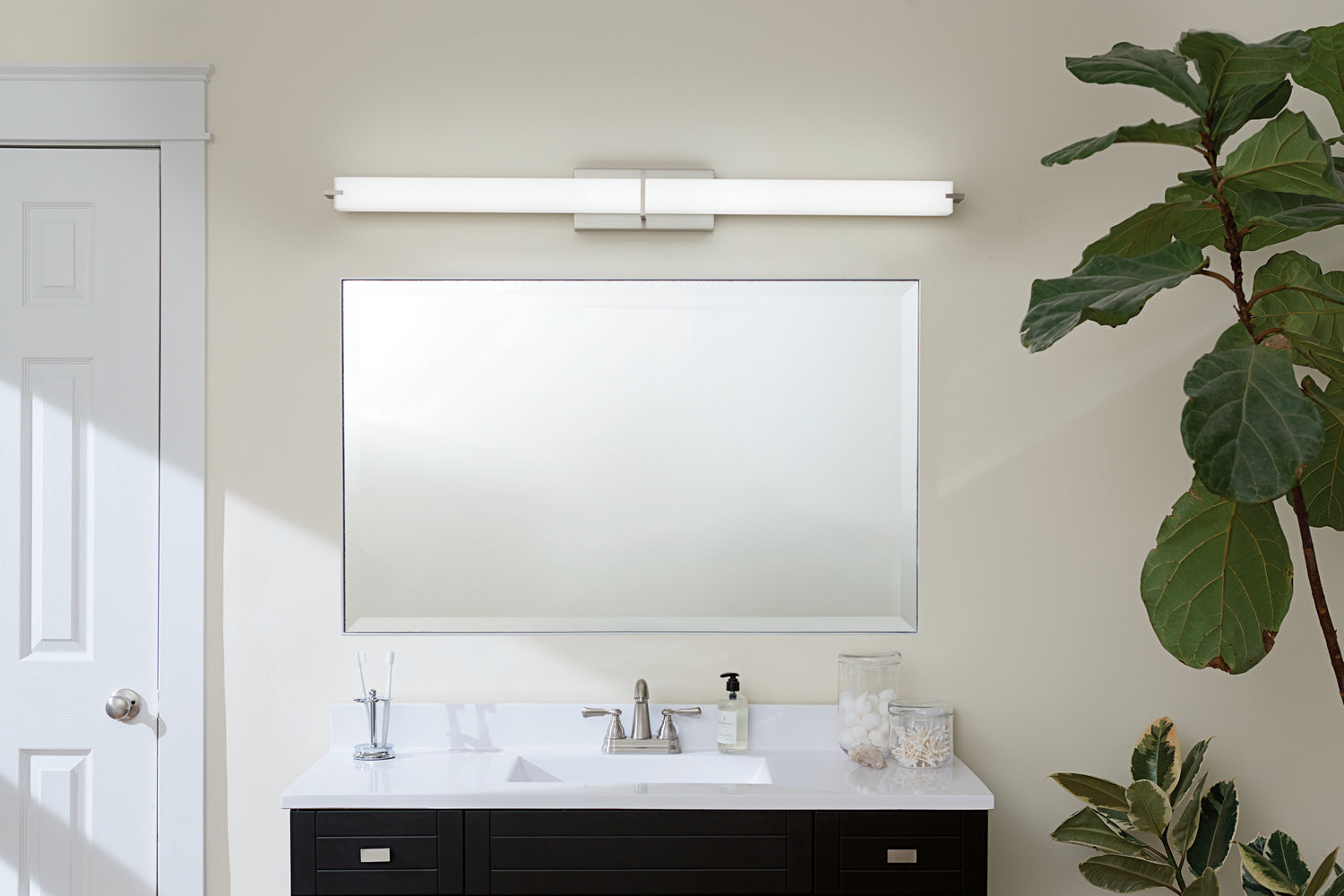 KICHLER 11148NILED 48" Led Linear Vanity Light Brushed Nickel