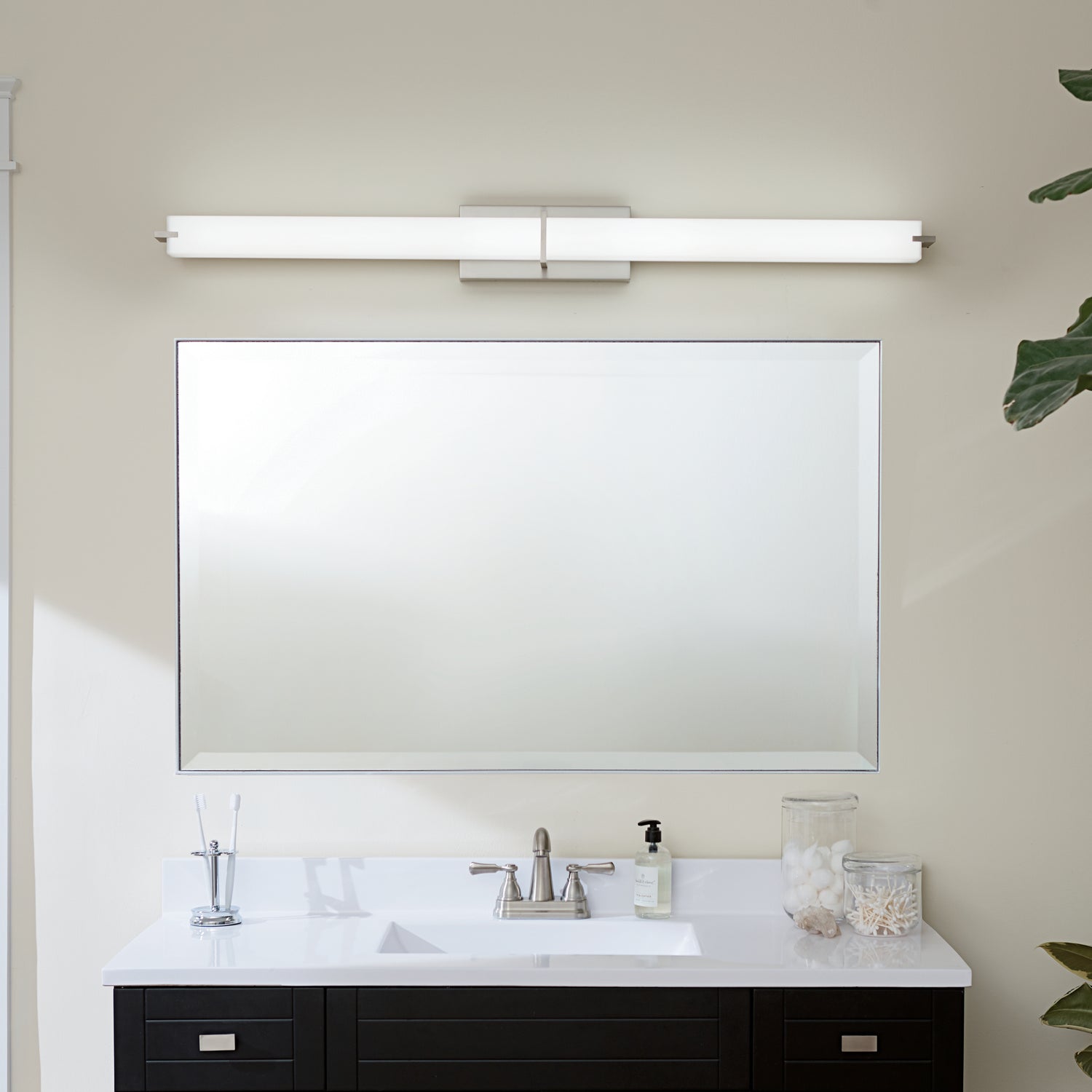 KICHLER 11148NILED 48" Led Linear Vanity Light Brushed Nickel