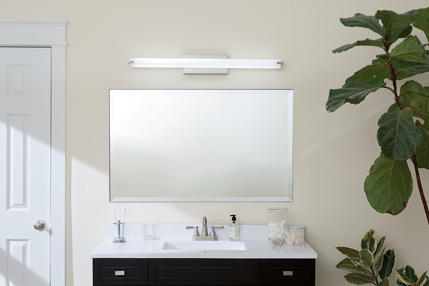 KICHLER 11150NILED 38" Linear Led Vanity Light Brushed Nickel
