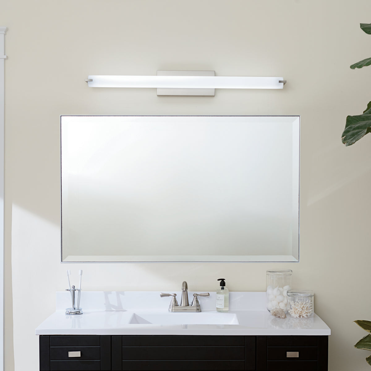 KICHLER 11150NILED 38" Linear Led Vanity Light Brushed Nickel