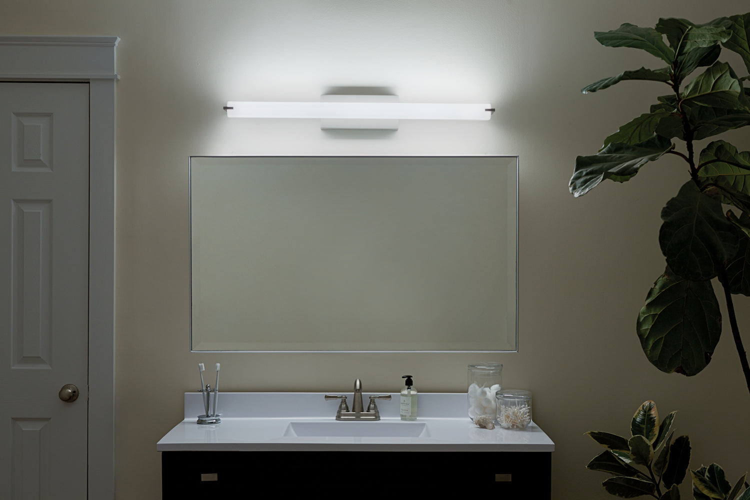 KICHLER 11150NILED 38" Linear Led Vanity Light Brushed Nickel