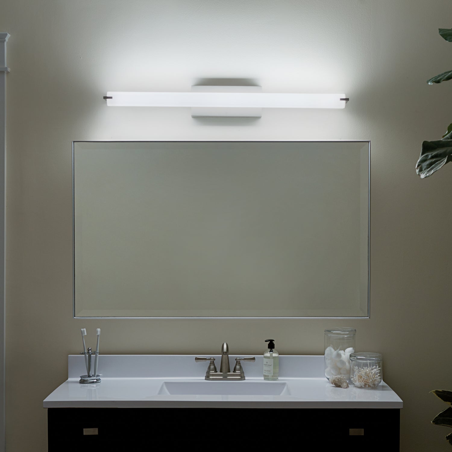 KICHLER 11150NILED 38" Linear Led Vanity Light Brushed Nickel