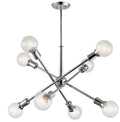 KICHLER 43118CH Armstrong 26" 8 Light Chandelier Chrome