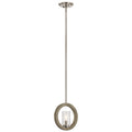 KICHLER 43189DAG Grand Bank One Light Mini Pendant/Wall Mount Distressed Antique Gray