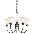 KICHLER 43638OZL18 Jolie Led Chandelier Olde Bronze