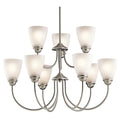 KICHLER 43639NIL18 Jolie Led Chandelier Brushed Nickel