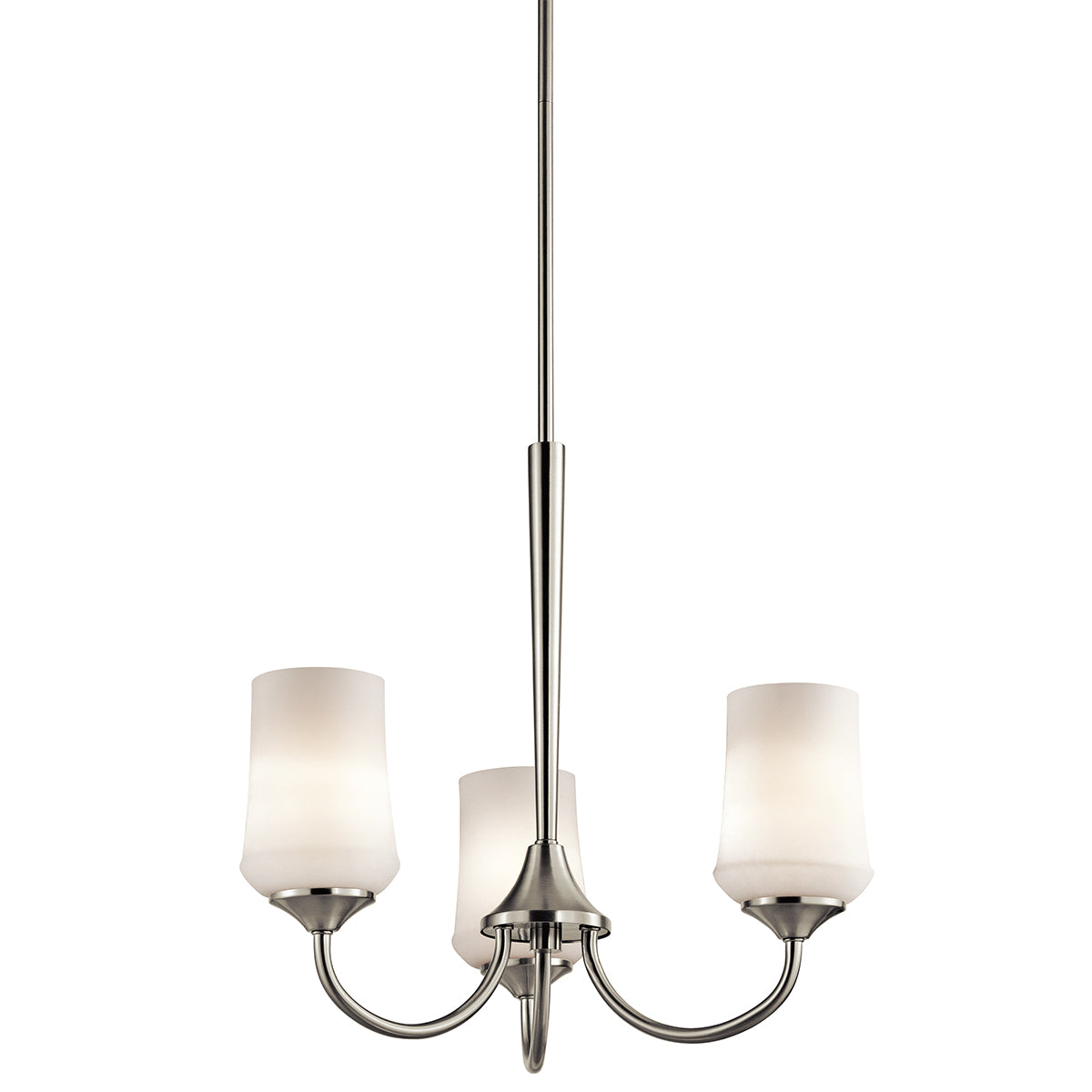 KICHLER 43664Nil18 Aubrey Led Chandelier Brushed Nickel