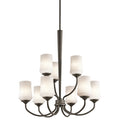 KICHLER 43666OZL18 Aubrey Led Chandelier Olde Bronze