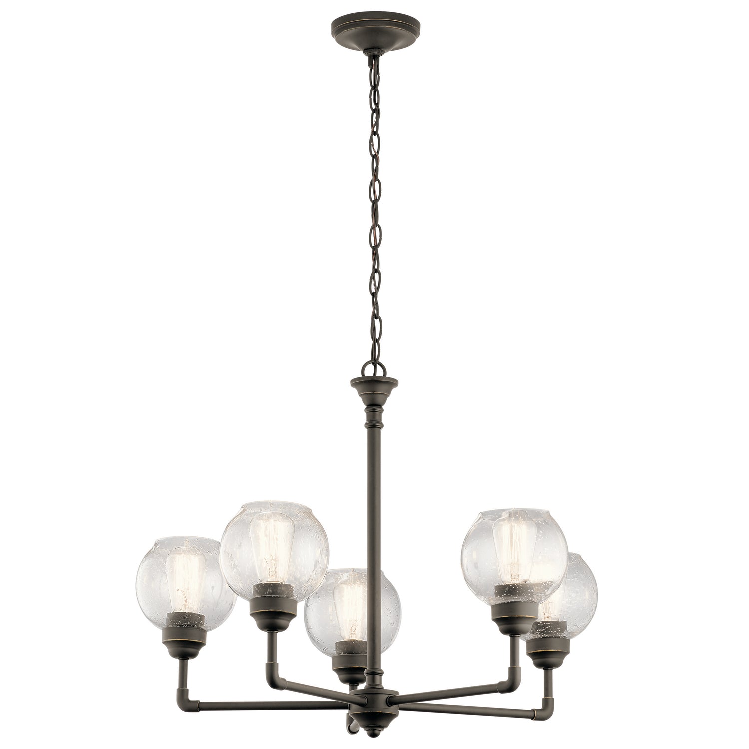 KICHLER 43993Oz Niles Five Light Chandelier Olde Bronze
