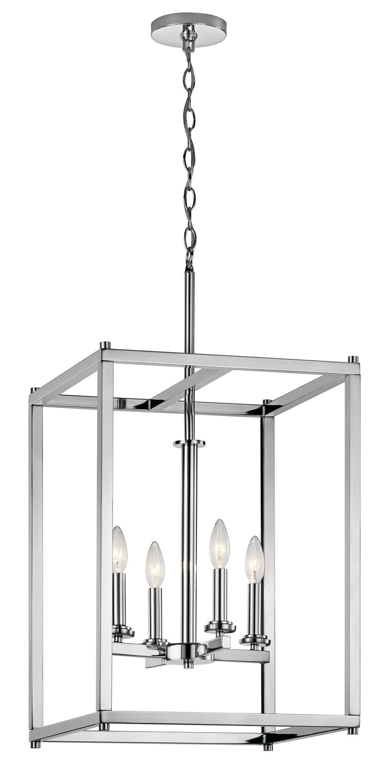 KICHLER 43998CH Crosby 31" 4 Light Foyer Pendant Chrome
