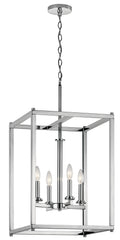 KICHLER 43998CH Crosby 31" 4 Light Foyer Pendant Chrome