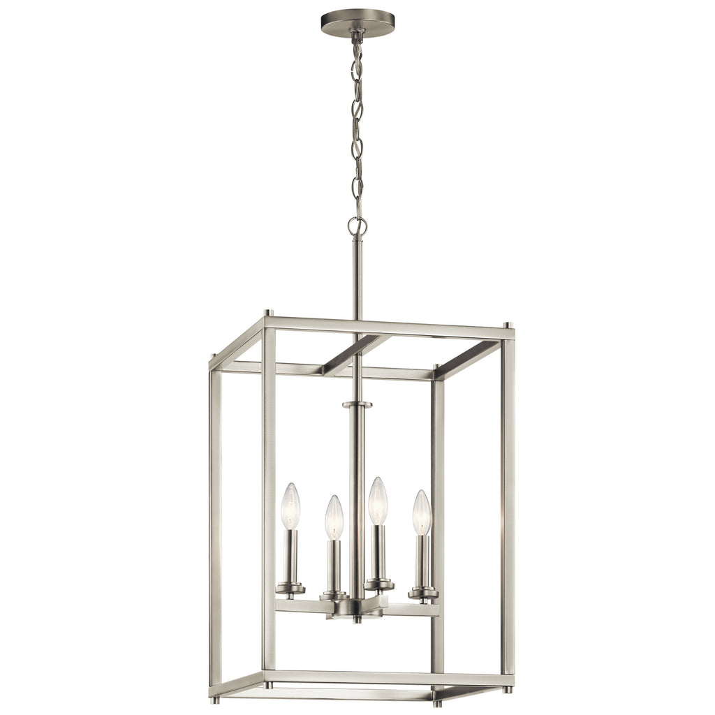 KICHLER 43998NI Crosby 31" 4 Light Foyer Pendant Brushed Nickel