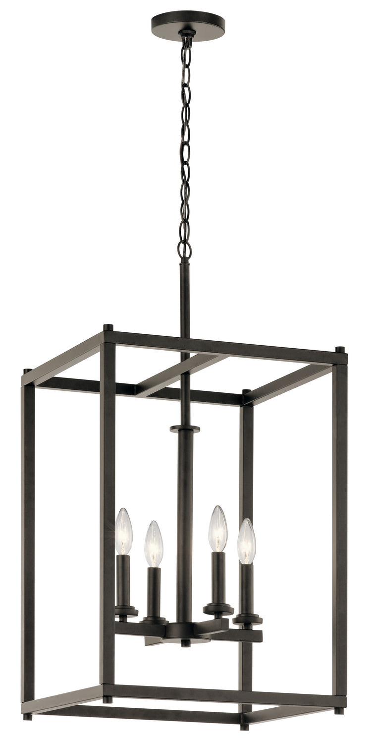 KICHLER 43998OZ Crosby 31" 4 Light Foyer Pendant Olde Bronze