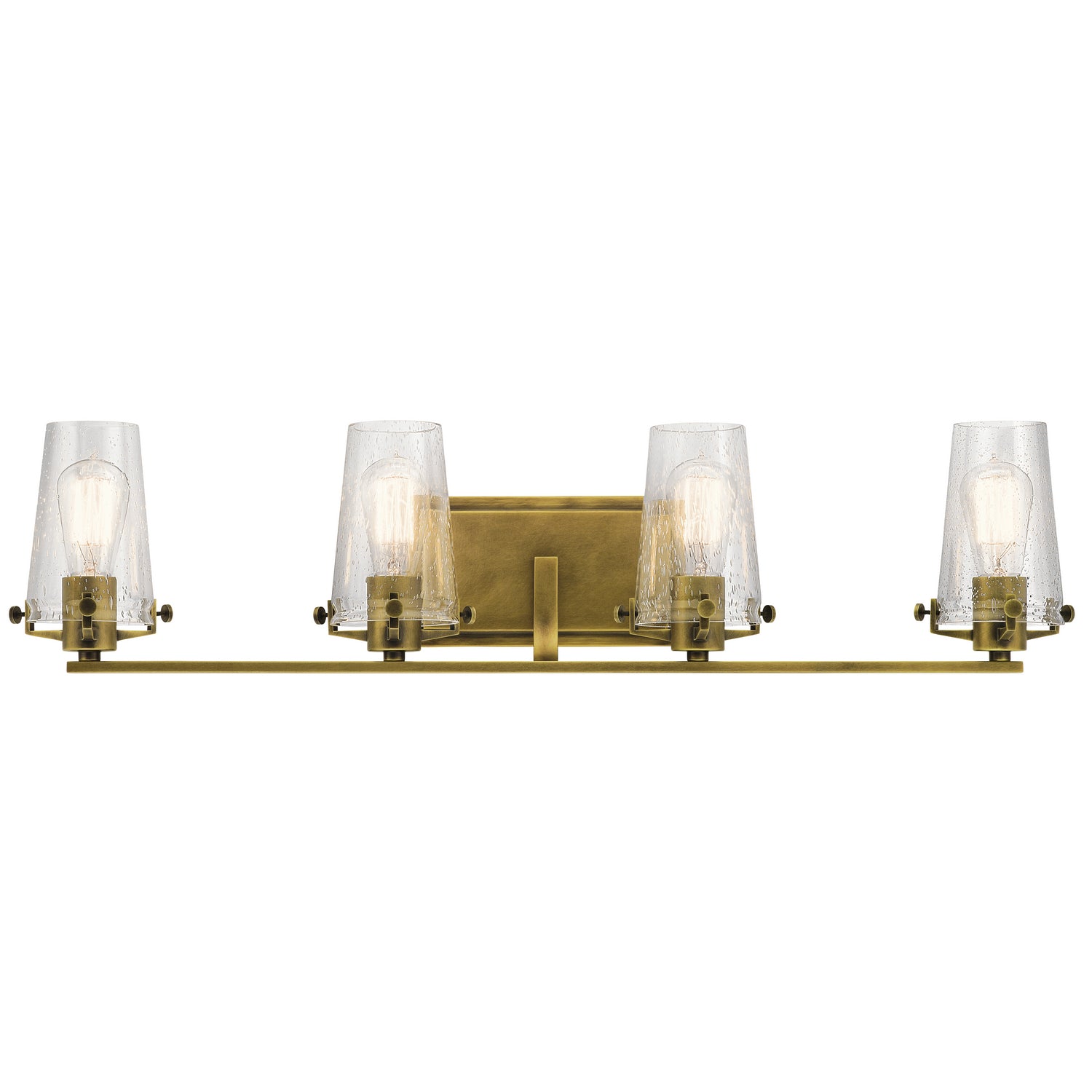KICHLER 45298NBR Alton 4 Light Vanity Light Natural Brass
