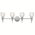 KICHLER 45393CH Greenbrier 4 Light Vanity Light Chrome
