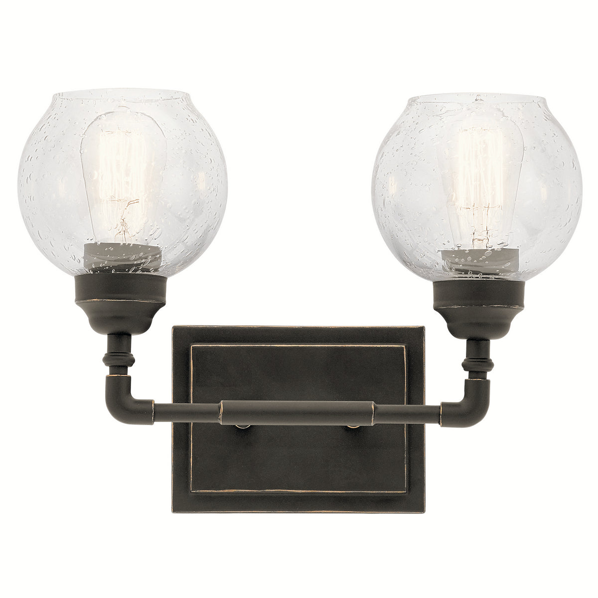 KICHLER 45591OZ Niles Two Light Bath Olde Bronze