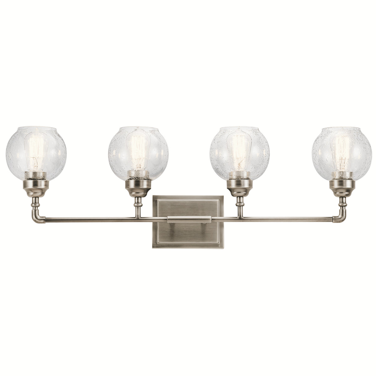 KICHLER 45593AP Niles 4 Light Vanity Light Antique Pewter
