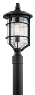 KICHLER 49129DBK Royal Marine 1 Light Post Light Distressed Black