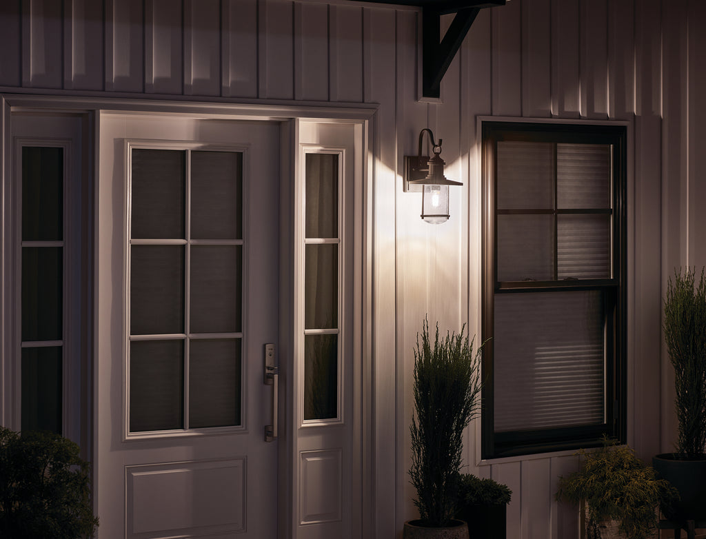 KICHLER 49194WZC Riverwood 19.5" 1 Light Wall Light Weathered Zinc