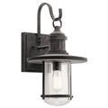 KICHLER 49194WZC Riverwood 19.5" 1 Light Wall Light Weathered Zinc