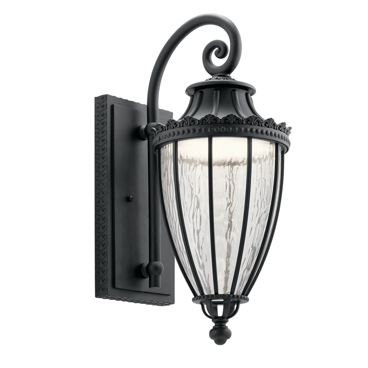 KICHLER 49752BKTLED Wakefield 22.25" LED Wall Light Textured Black