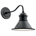 KICHLER 49776BK Northland 16.75" 1 Light Outdoor Wall Light In Black