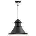 KICHLER 49777BK Northland 1 Light Pendant Black