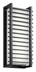 KICHLER 49786BKLED Rockbridge 21" LED Wall Light Black