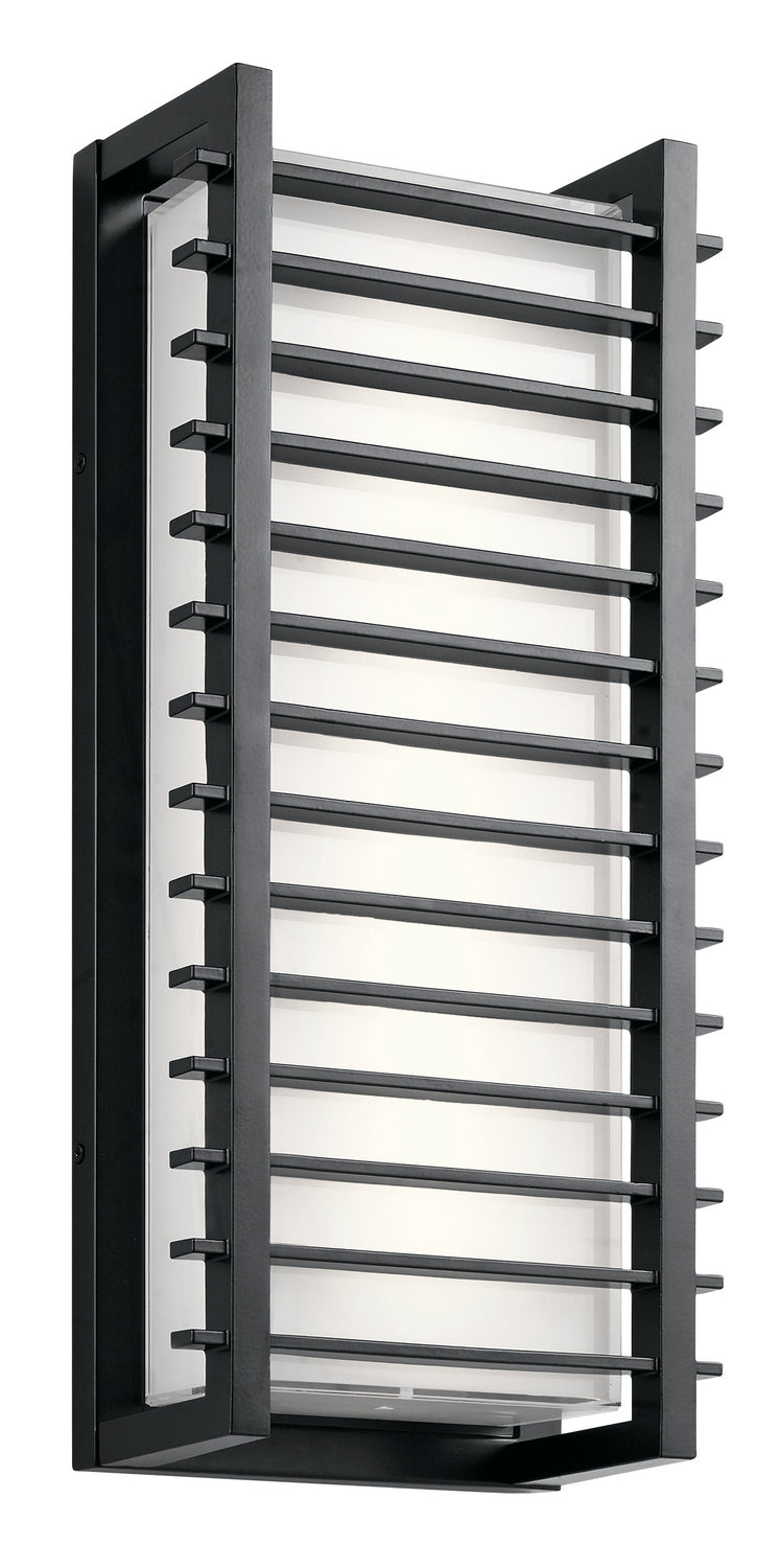 KICHLER 49786BKLED Rockbridge 21" LED Wall Light Black