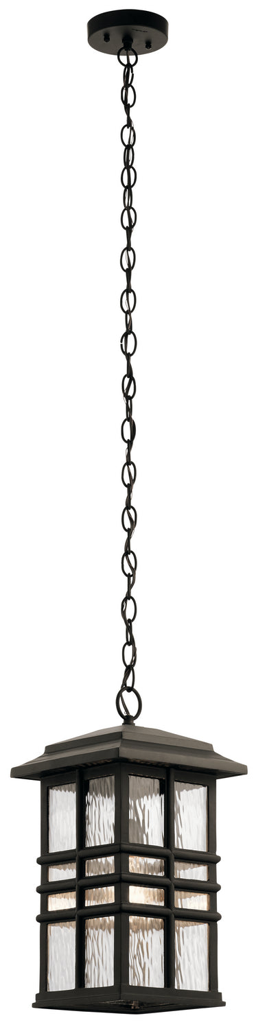 KICHLER 49833OZ Beacon Square 9.5" 1 Light Pendant Olde Bronze
