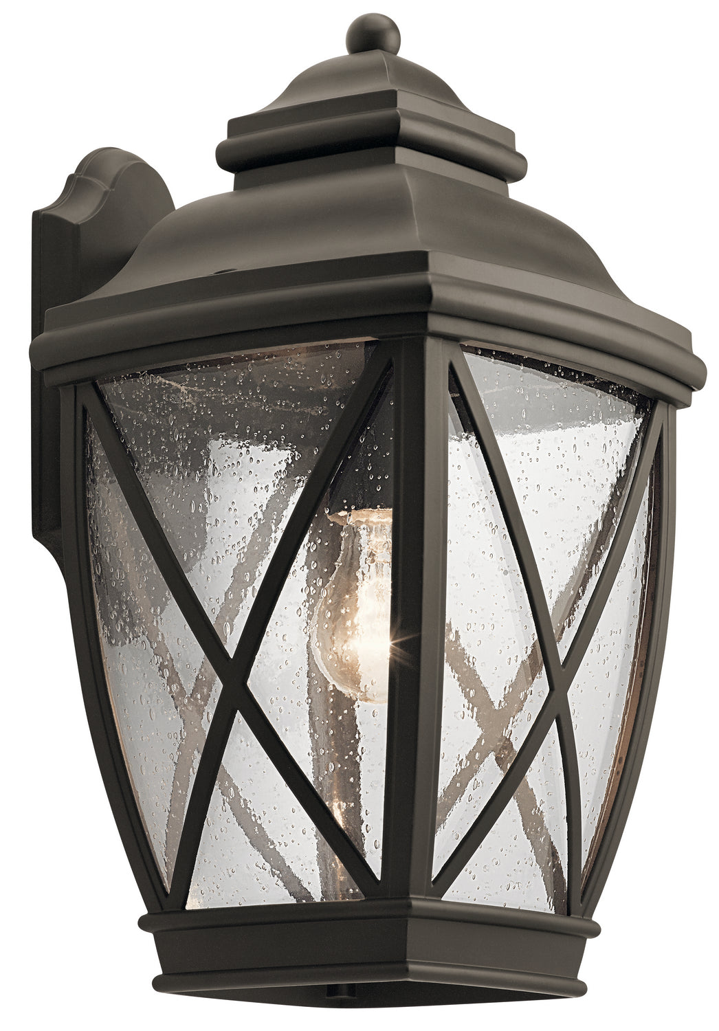 KICHLER 49842OZ Tangier 1 Light Wall Light Olde Bronze