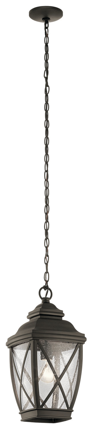 KICHLER 49844OZ Tangier 1 Light Pendant Olde Bronze