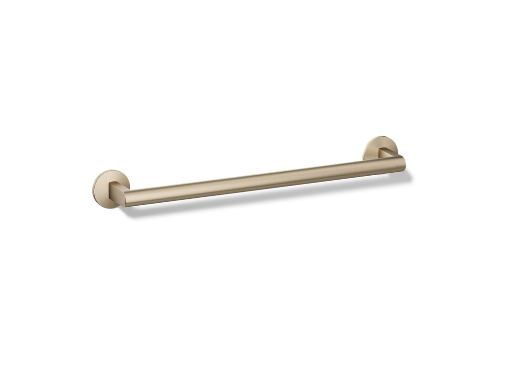 KOHLER K-78372-BV Components 18" Towel Bar - Vibrant Brushed Bronze