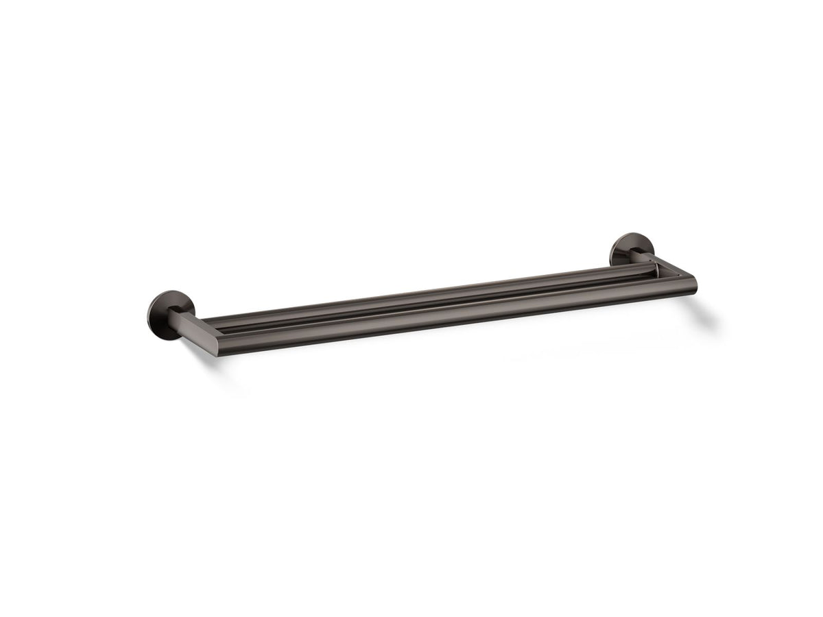 KOHLER K-78375-TT Components Double Towel Bar - Vibrant Titanium