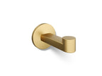 KOHLER K-78378-2MB Components Robe Hook - Vibrant Brushed Moderne Brass