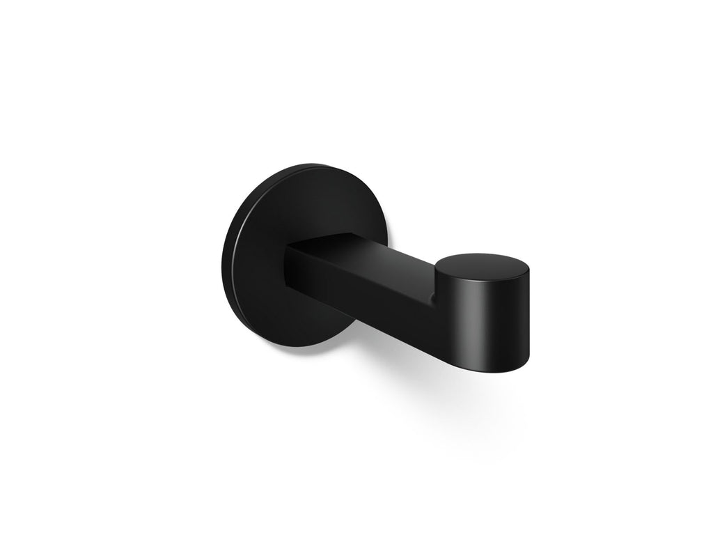 KOHLER K-78378-BL Components Robe Hook - Matte Black
