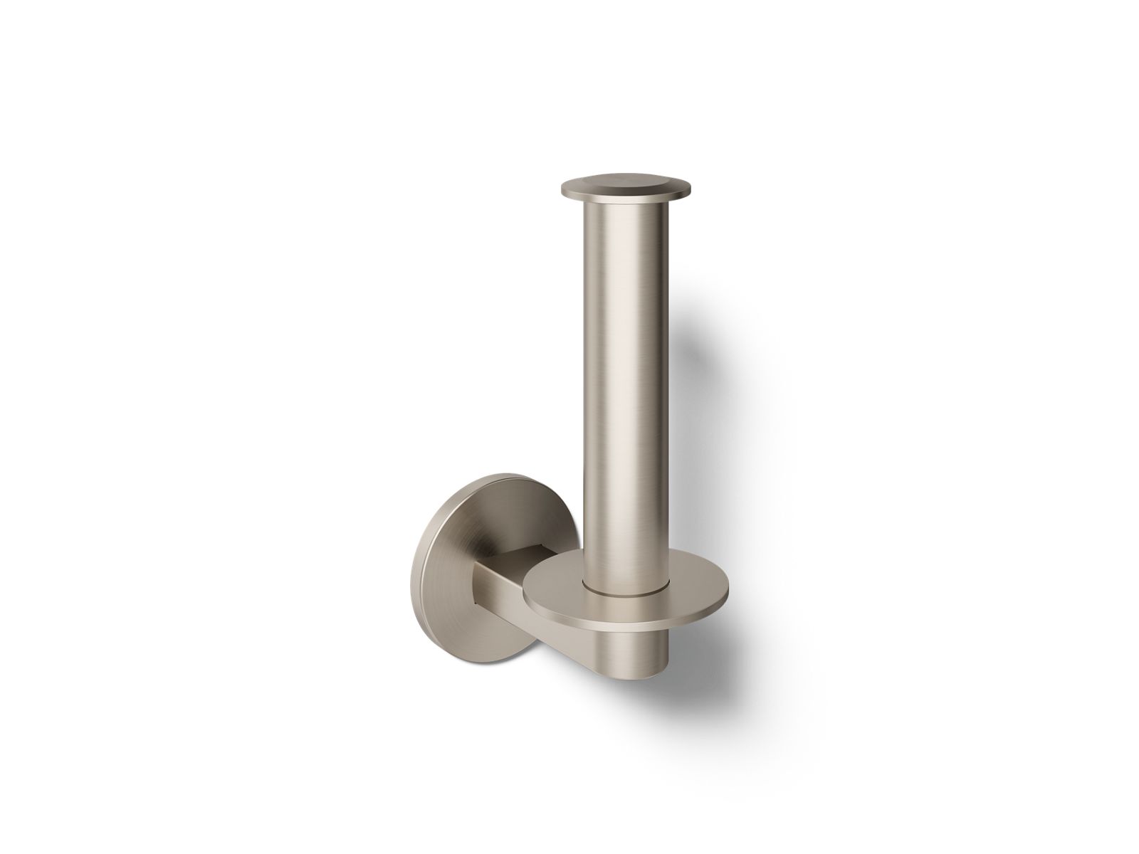 KOHLER K-78383-BN Components Vertical Toilet Paper Holder - Vibrant Brushed Nickel