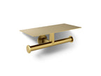 KOHLER K-78384-2MB Components Covered Double Toilet Paper Holder - Vibrant Brushed Moderne Brass
