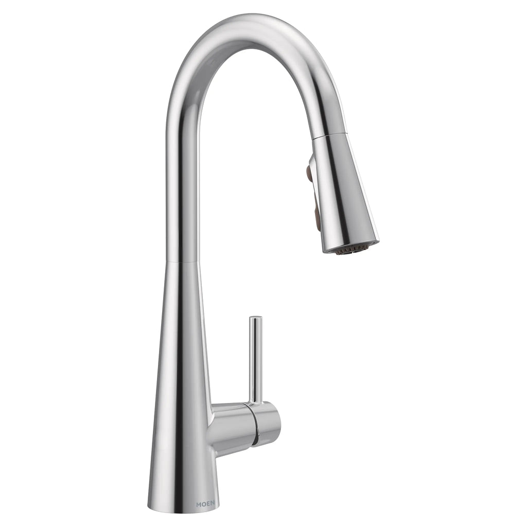 MOEN 7864 Sleek One-Handle High Arc Pulldown Kitchen Faucet - Chrome