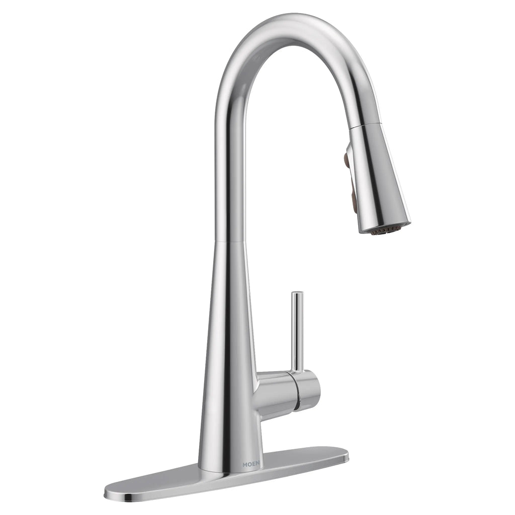 MOEN 7864 Sleek One-Handle High Arc Pulldown Kitchen Faucet - Chrome
