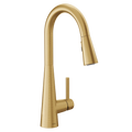 MOEN 7864BG Sleek One-Handle High Arc Pulldown Kitchen Faucet - Brushed Gold