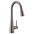 MOEN 7864EVBLS Sleek Smart Pulldown Touchless Kitchen Faucet - Black Stainless