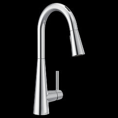 MOEN 7864EVC Sleek  One-Handle Pulldown Kitchen Faucet In Chrome