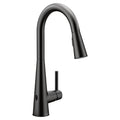MOEN 7864EWBL Sleek Motionsense Wave One-Handle Pulldown Touchless Kitchen Faucet - Matte Black